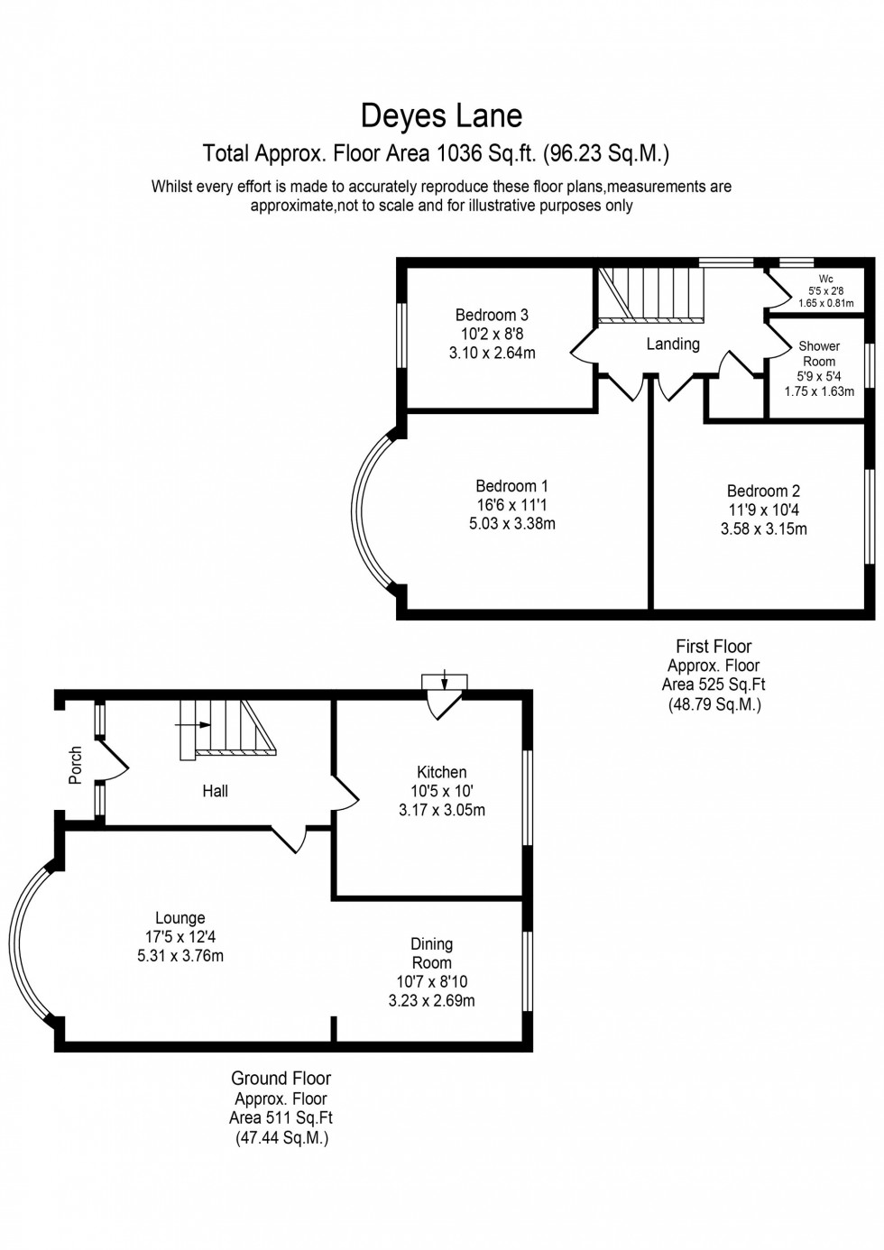 Floorplan for Deyes Lane, Liverpool, L31
