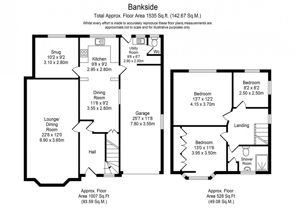 Floorplan for Bankside, Clayton-Le-Woods, PR6