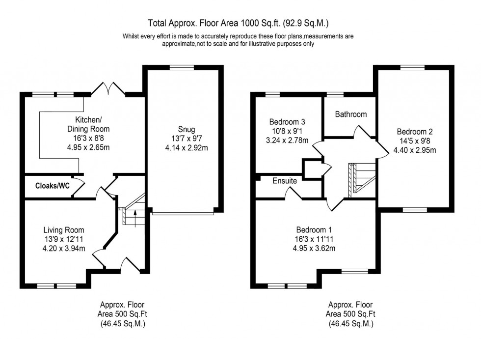 Floorplan for Mill Weir Gardens, Liverpool, L29