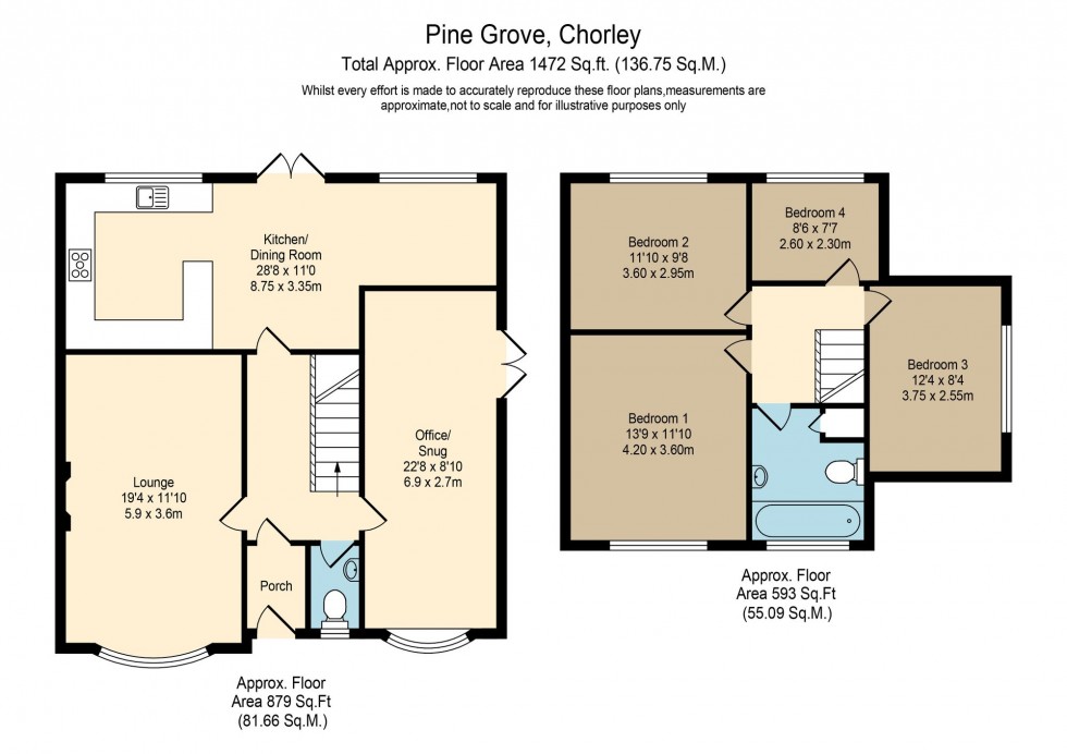 Floorplan for Pine Grove, Chorley, PR6