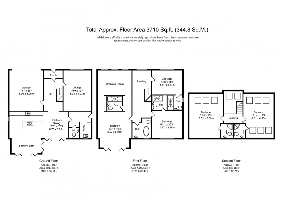 Floorplan for Plot 3 Gaw Hill Lane, Aughton