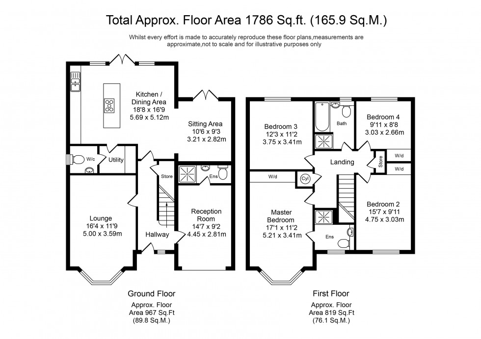 Floorplan for Stoneleigh Park, Thornton
