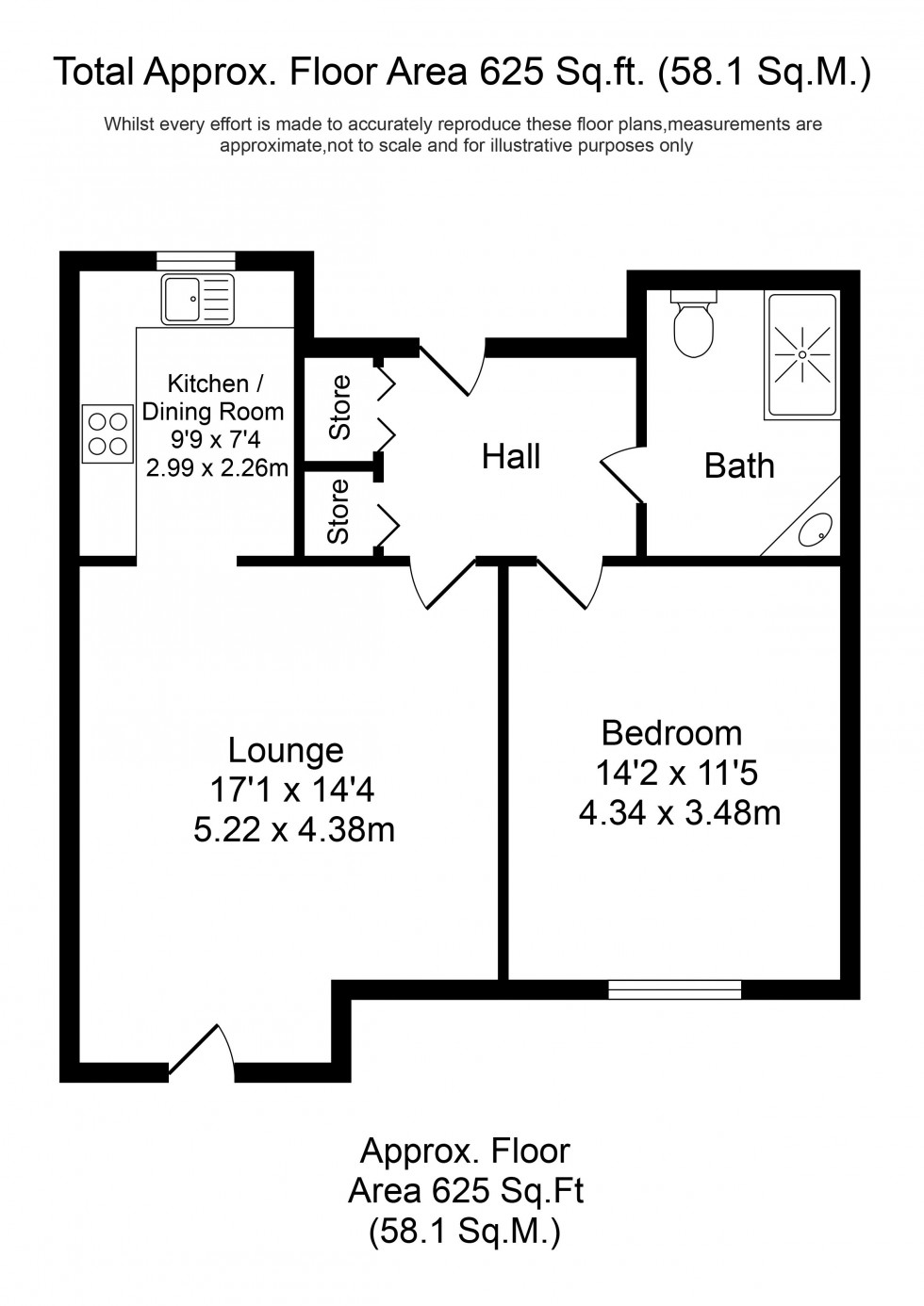 Floorplan for Aughton Street, Ormskirk