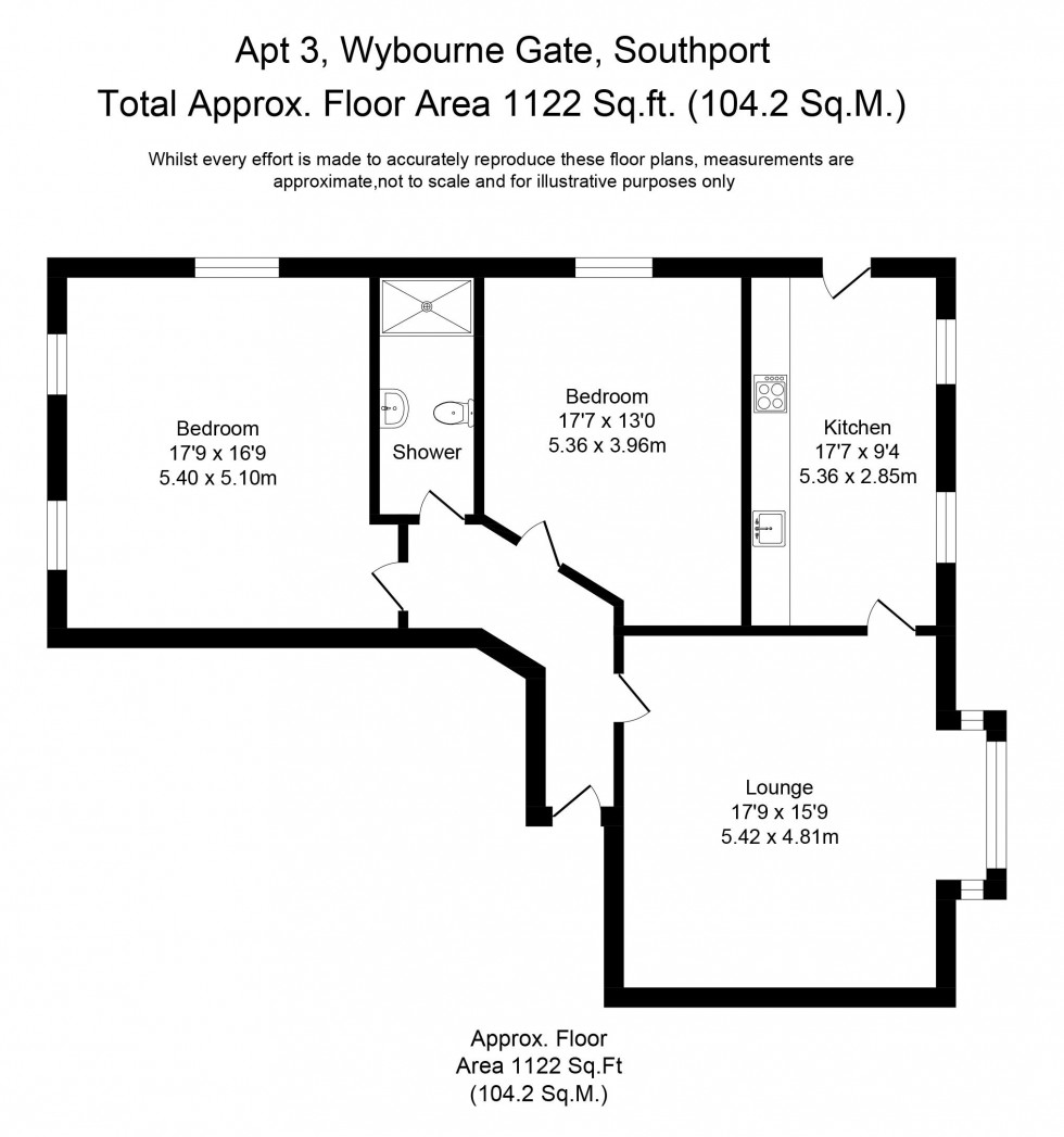 Floorplan for Westcliffe Road, Southport