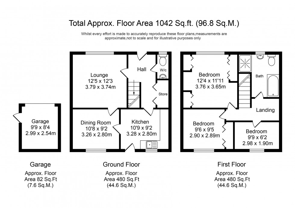 Floorplan for Melbreck, Skelmersdale