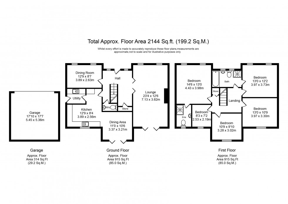 Floorplan for Stonechat Drive, Maghull