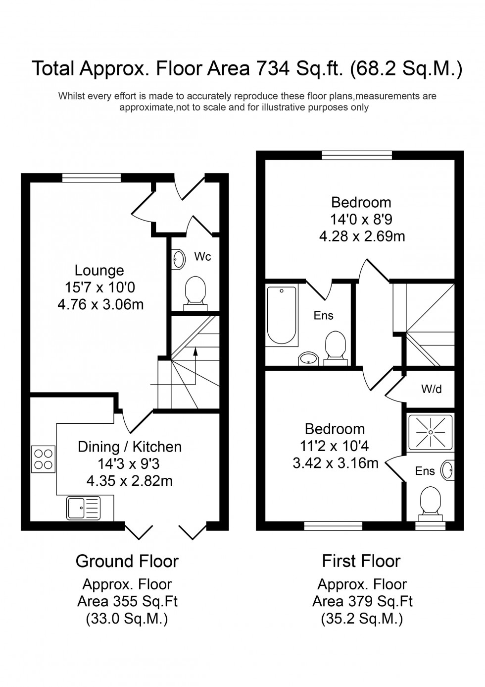 Floorplan for Higgins Lane, Burscough