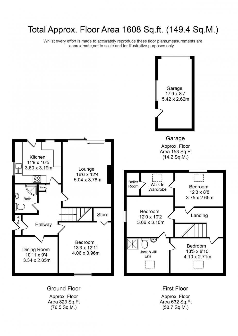 Floorplan for Old Mill Hill, Ormskirk