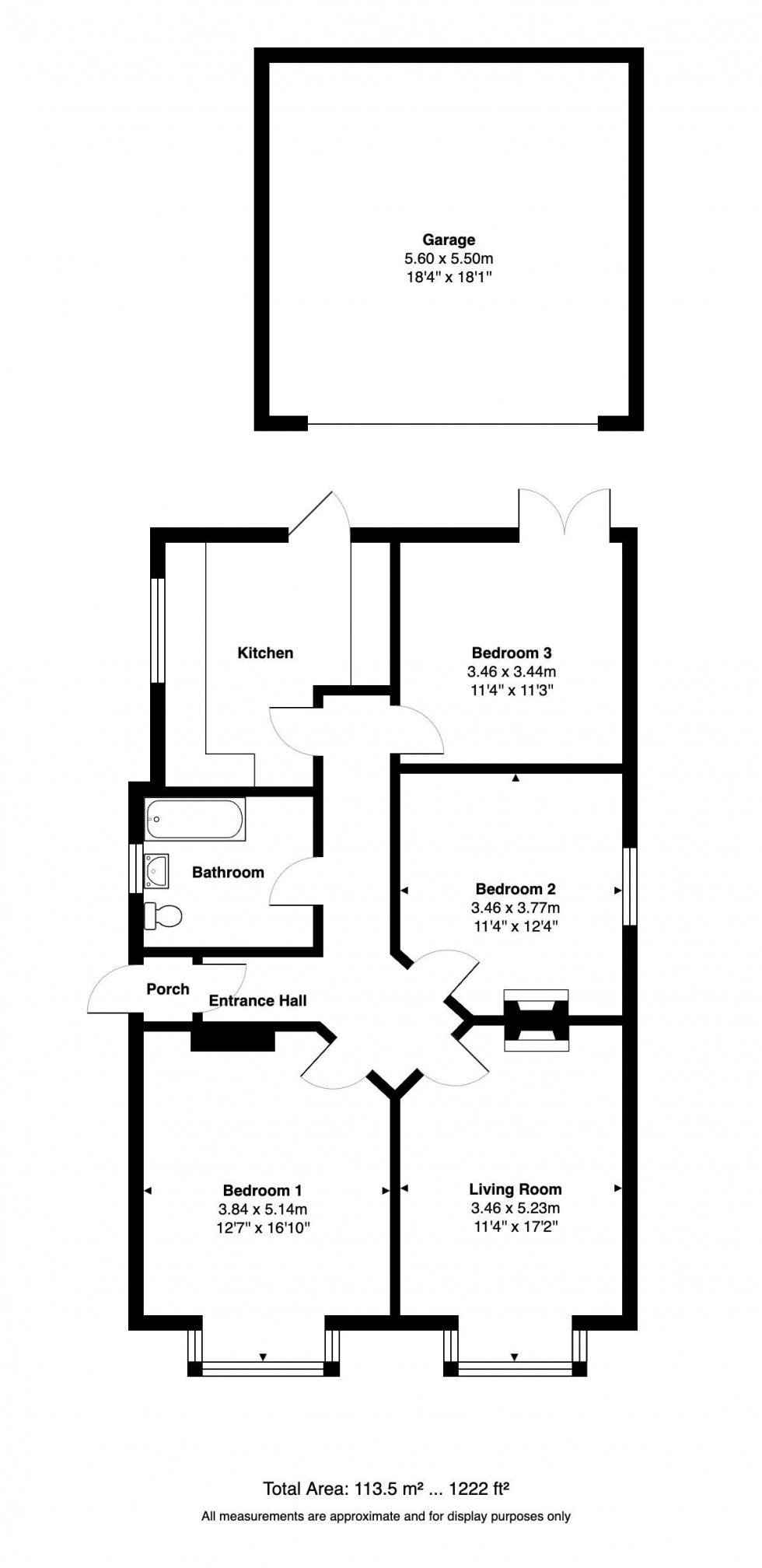 Floorplan for Liverpool Road South, Burscough