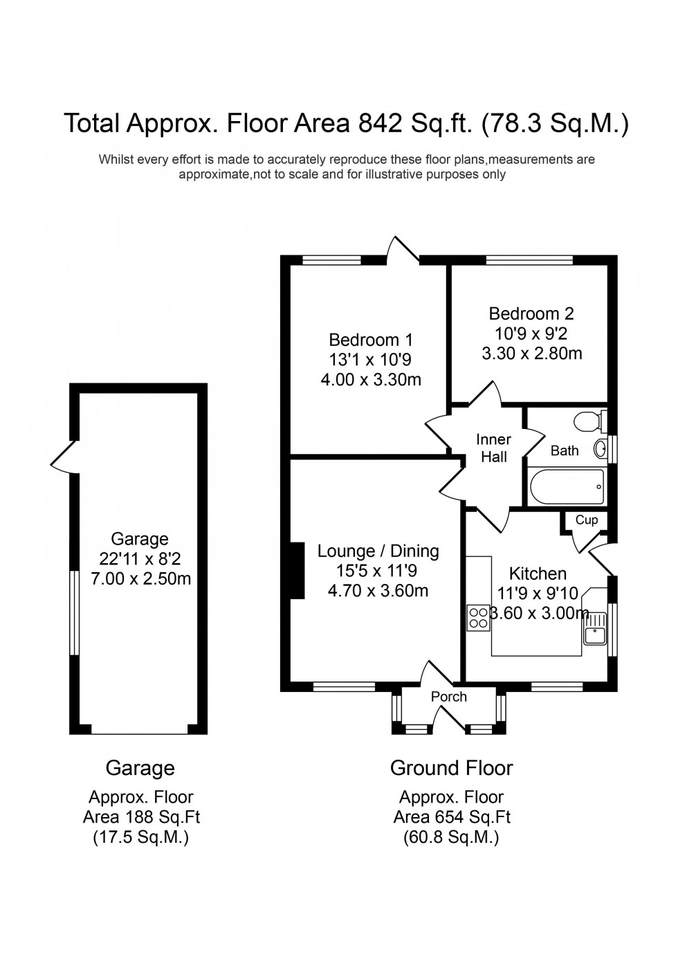 Floorplan for Abbey Grove, Adlington