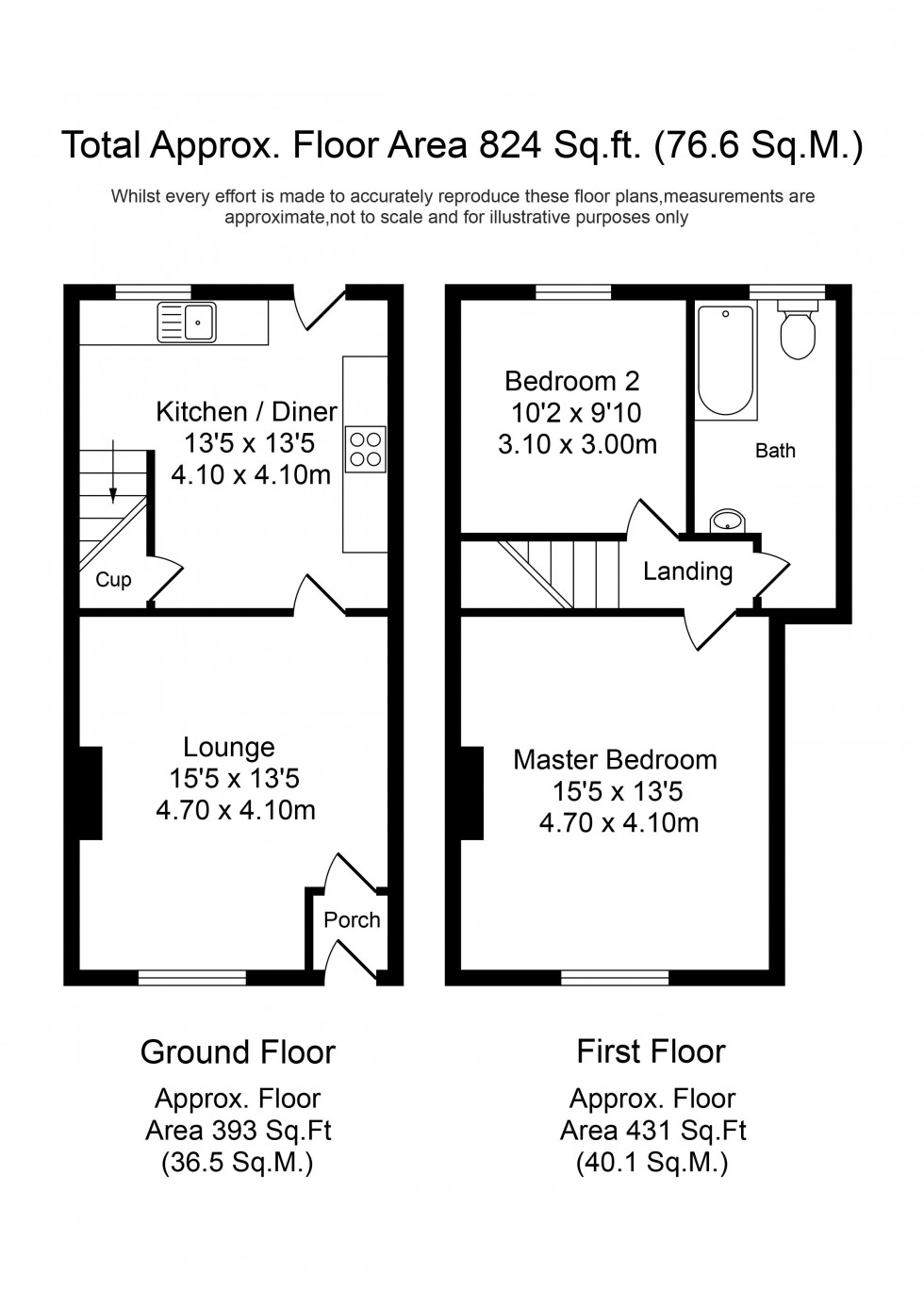 Floorplan for Pall Mall, Chorley