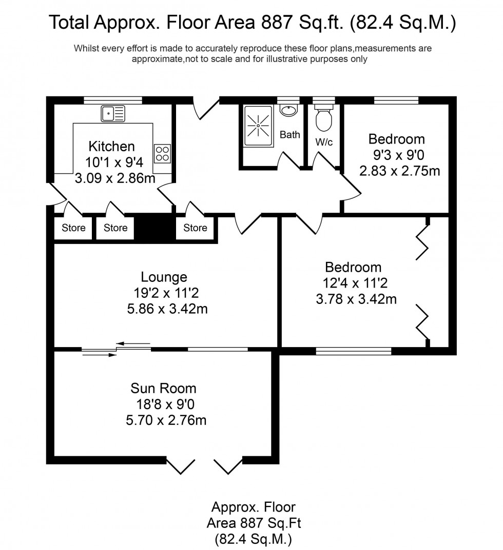 Floorplan for Chorley Close, Southport