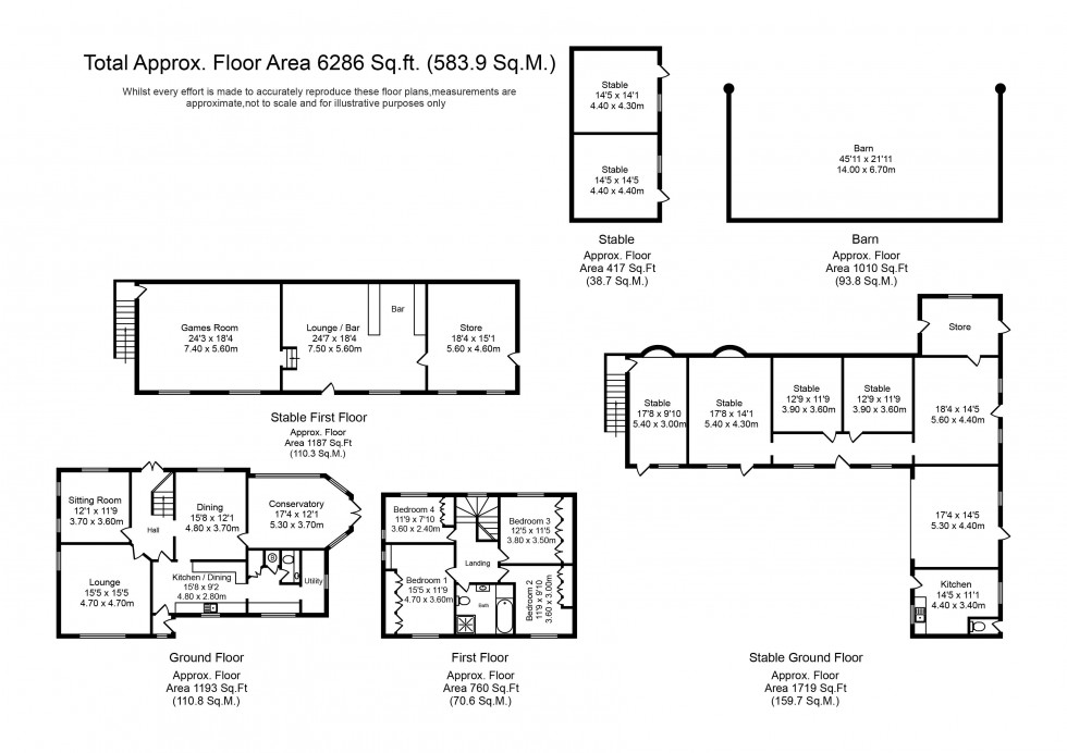 Floorplan for Stopgate Lane, Simonswood