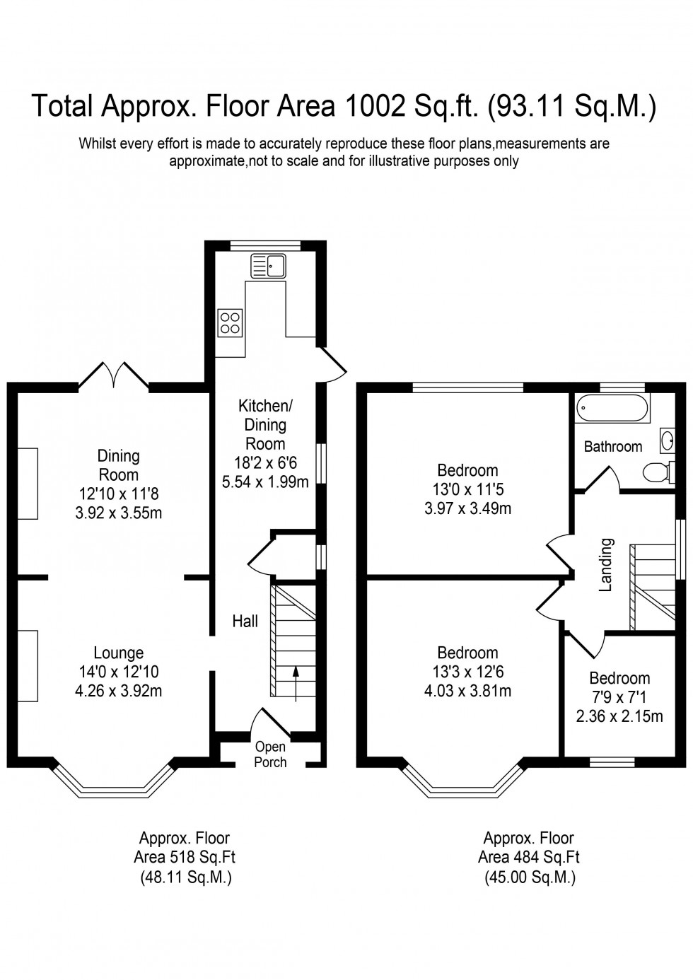 Floorplan for Liverpool Road, Aughton