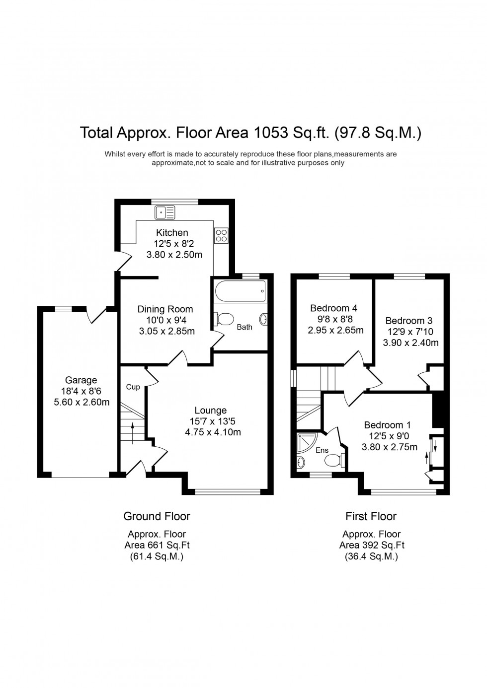 Floorplan for Birkacre Brow, Chorley