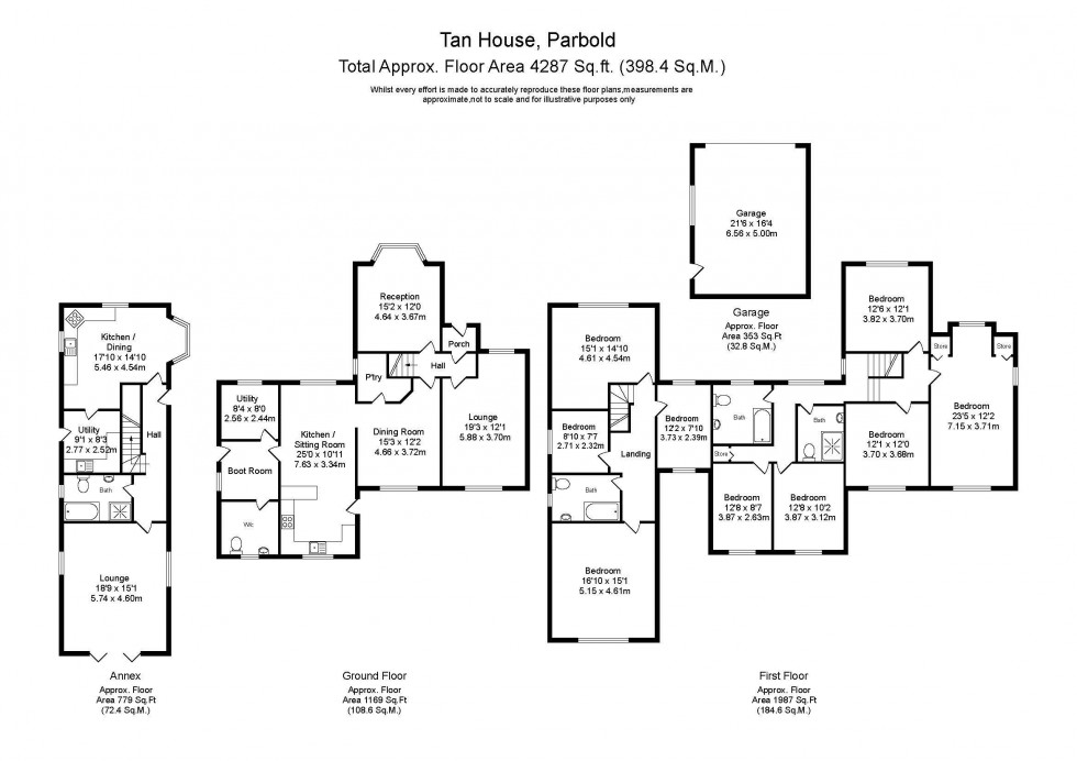 Floorplan for Tan House Lane, Parbold