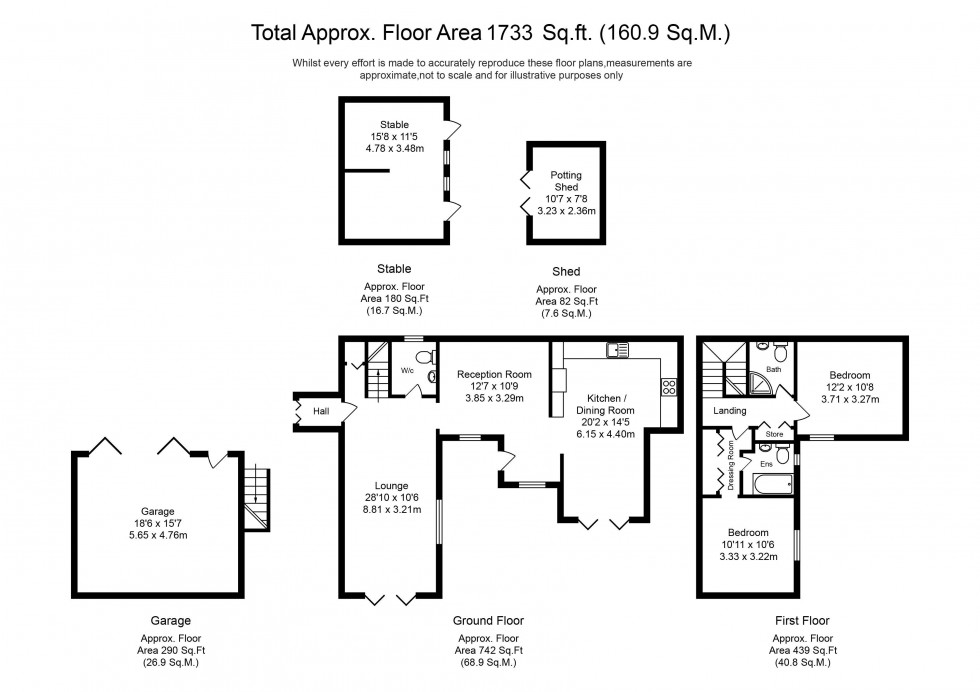 Floorplan for Flash Lane, Rufford