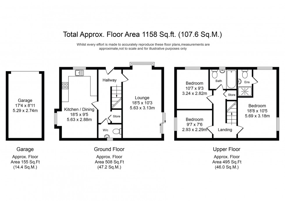 Floorplan for Merchant Road, Ormskirk