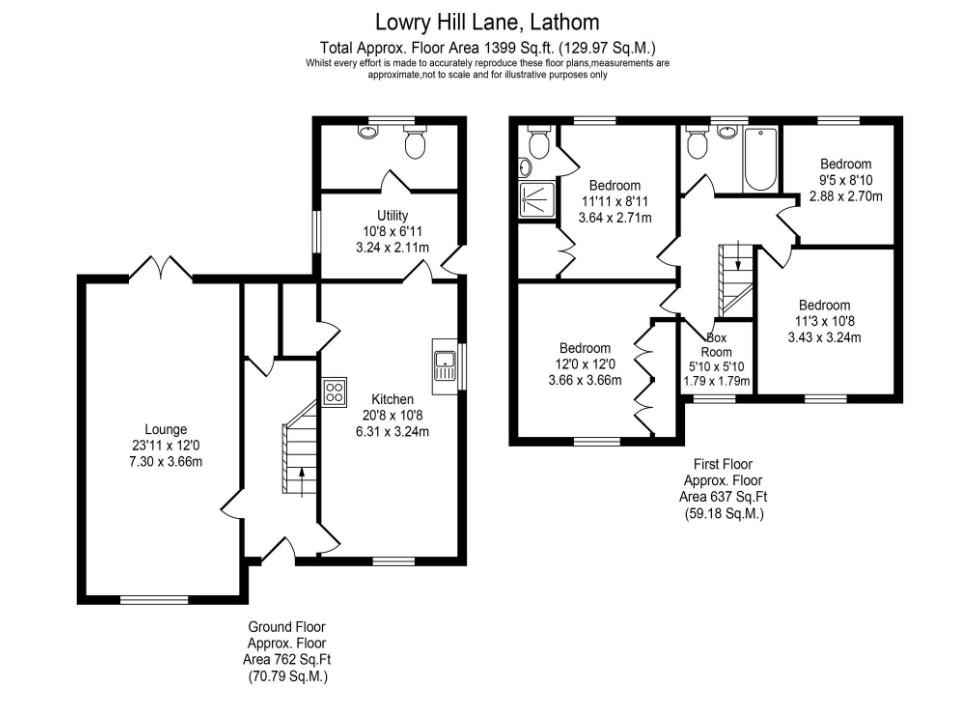 Floorplan for 9 Lowry Hill Lane, Lathom