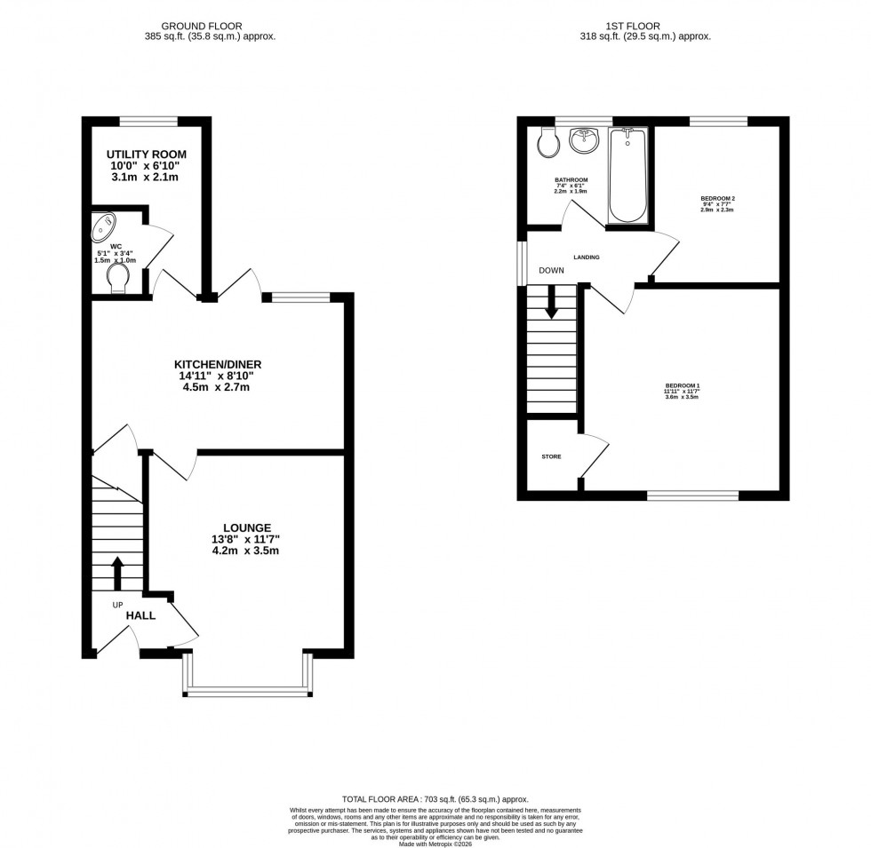 Floorplan for Ashwall Street, Skelmersdale, WN8