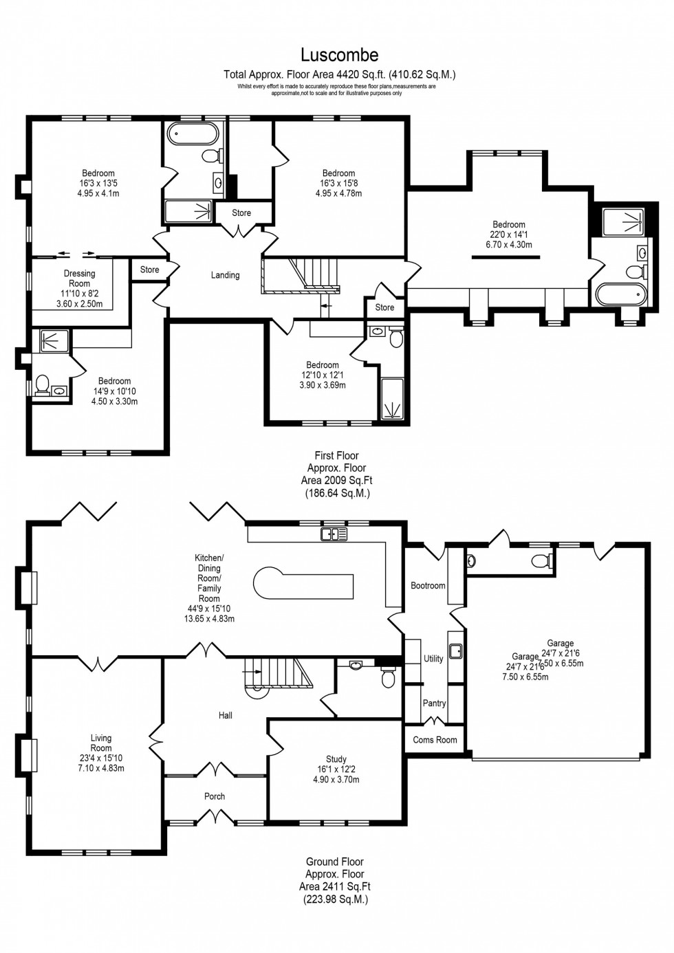 Floorplan for Back Lane, Mawdesley, L40