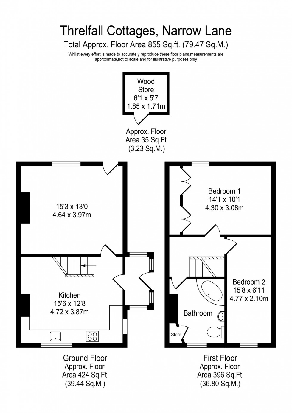 Floorplan for Narrow Lane, Halsall, L39