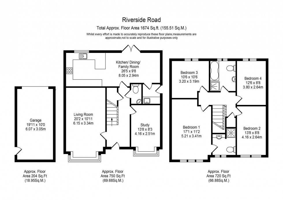Floorplan for Riverside Road, Rufford, L40
