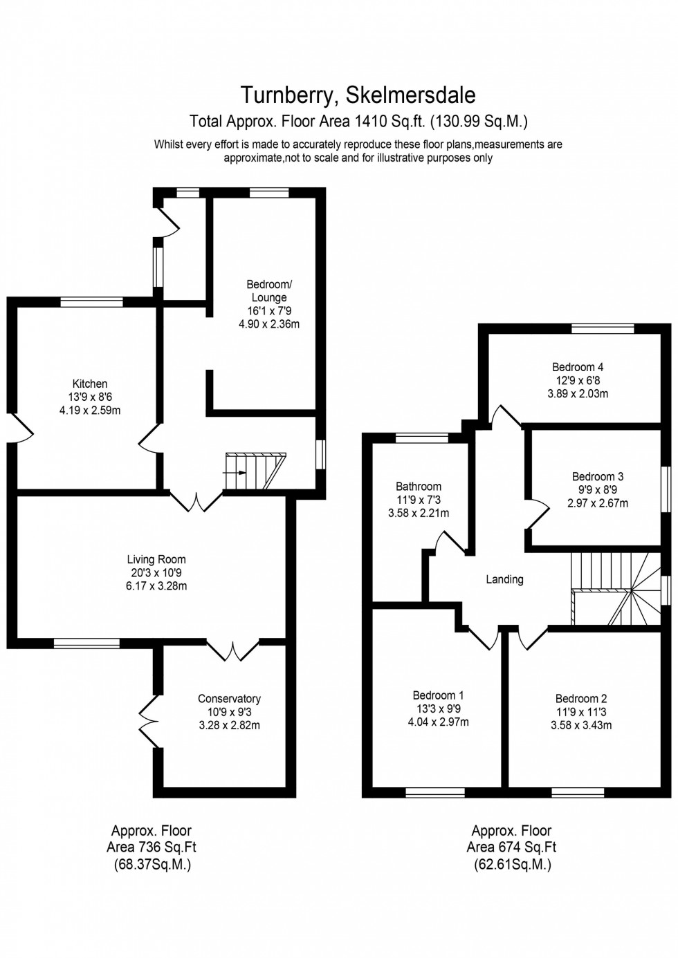 Floorplan for Turnberry, Skelmersdale, WN8