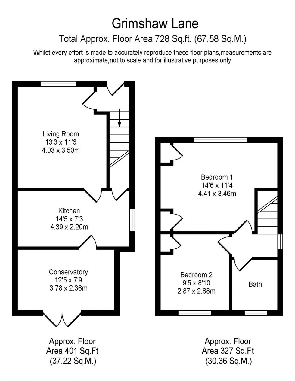 Floorplan for Grimshaw Lane, Ormskirk, L39