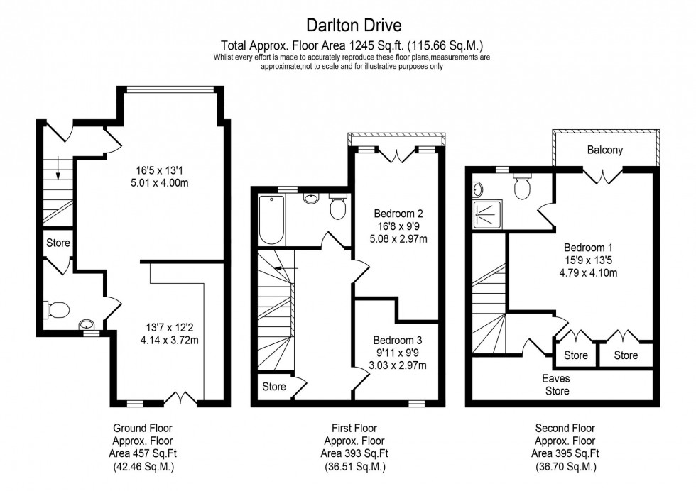 Floorplan for Darlton Drive, Southport, PR8