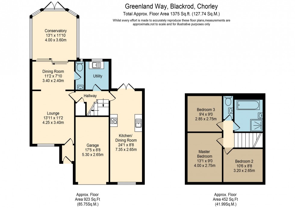 Floorplan for Greenbarn Way, Blackrod, BL6
