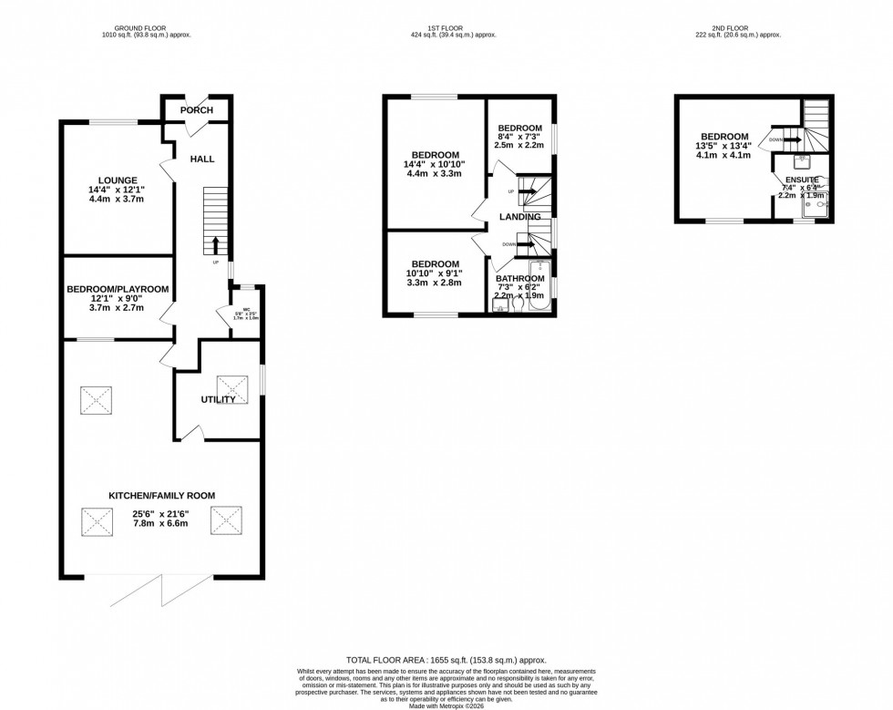 Floorplan for Yew Tree Road, Ormskirk, L39