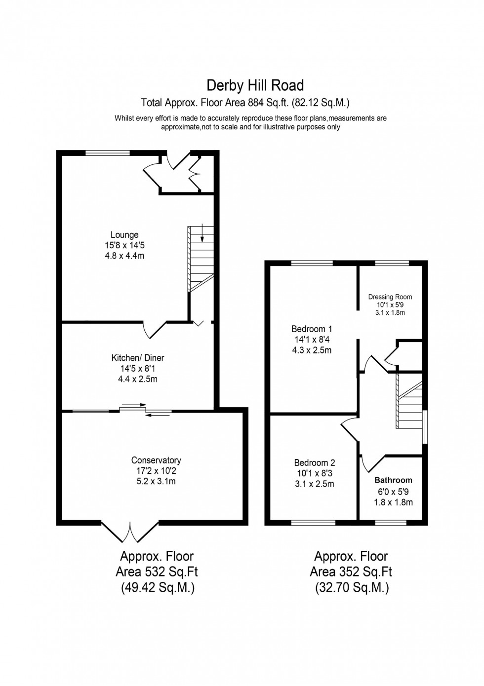 Floorplan for Derby Hill Road, Ormskirk, L39
