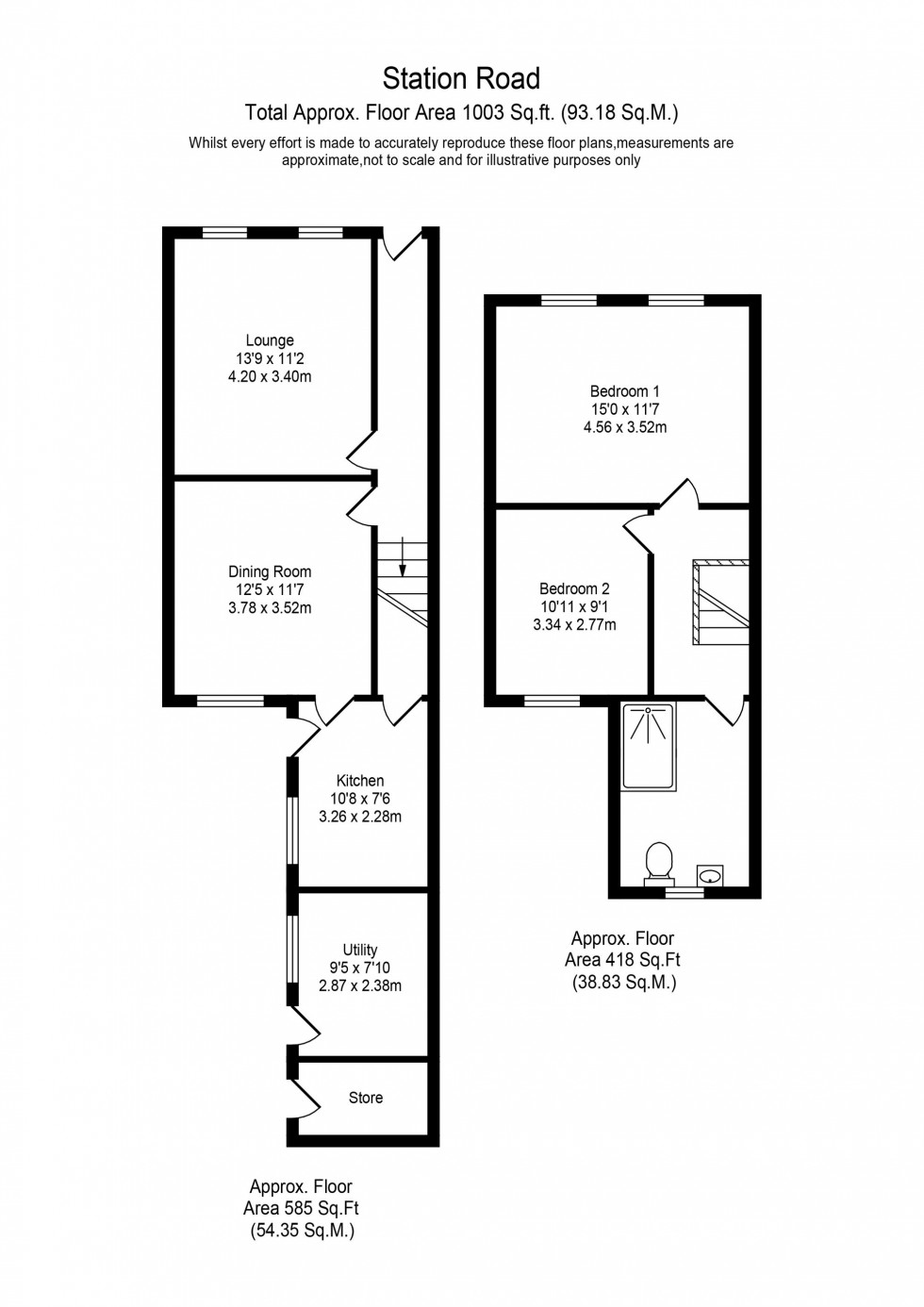 Floorplan for Station Road, Ormskirk, L39