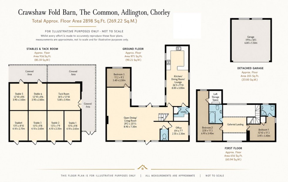 Floorplan for The Common, Adlington, PR7