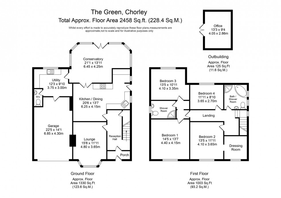 Floorplan for The Green, Eccleston, PR7