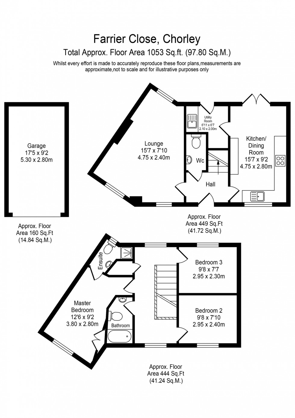 Floorplan for Ferrier Grove, Chorley, PR6