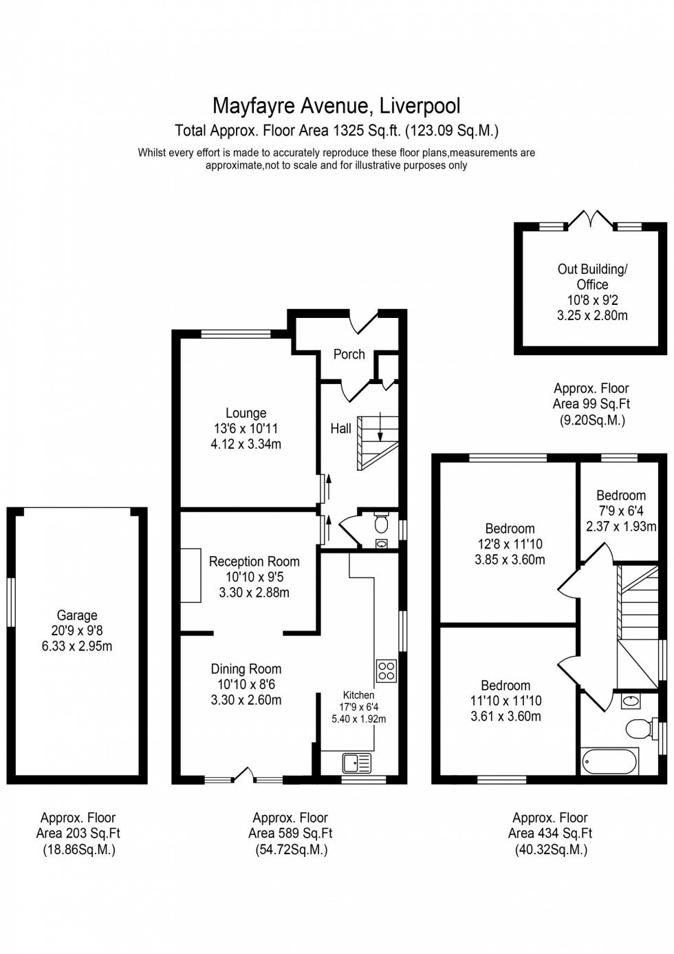 Floorplan for Mayfayre Avenue, Liverpool, L31