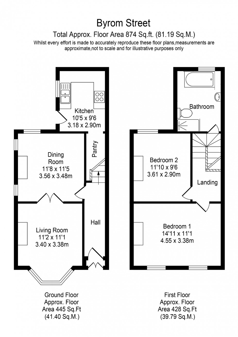 Floorplan for Byrom Street, Southport, PR9