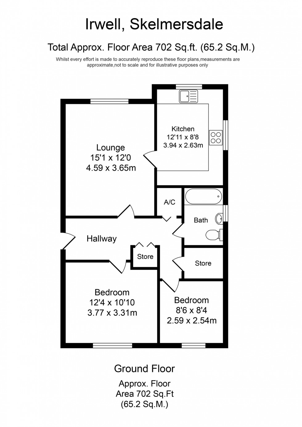 Floorplan for Irwell, Skelmersdale, WN8
