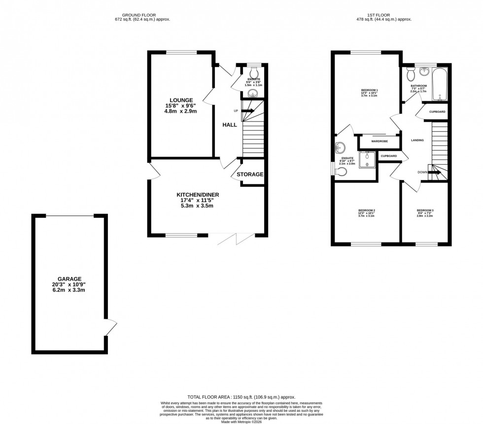 Floorplan for Riverside Road, Rufford, L40
