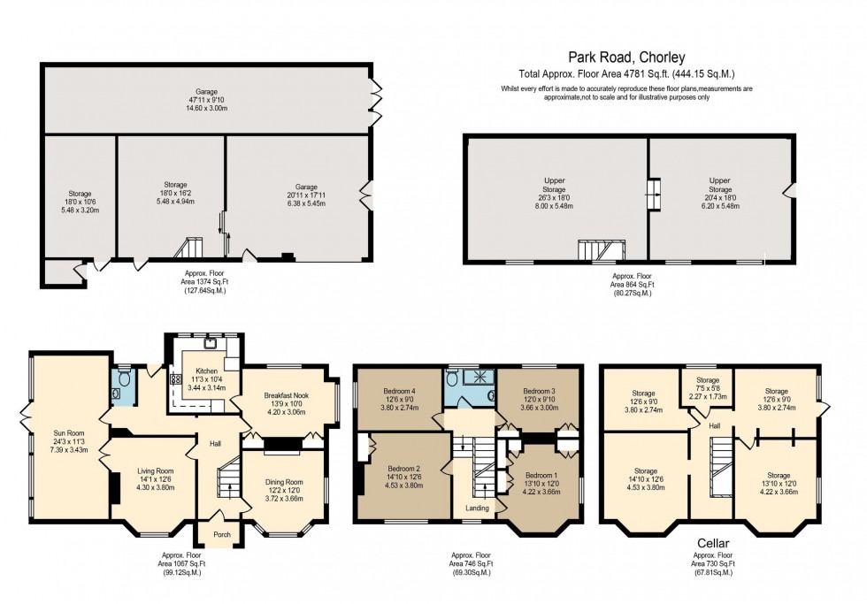 Floorplan for Park Road, Chorley, PR7