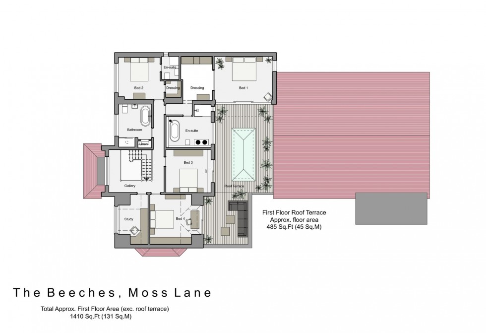 Floorplan for Moss Lane, Leyland, PR25