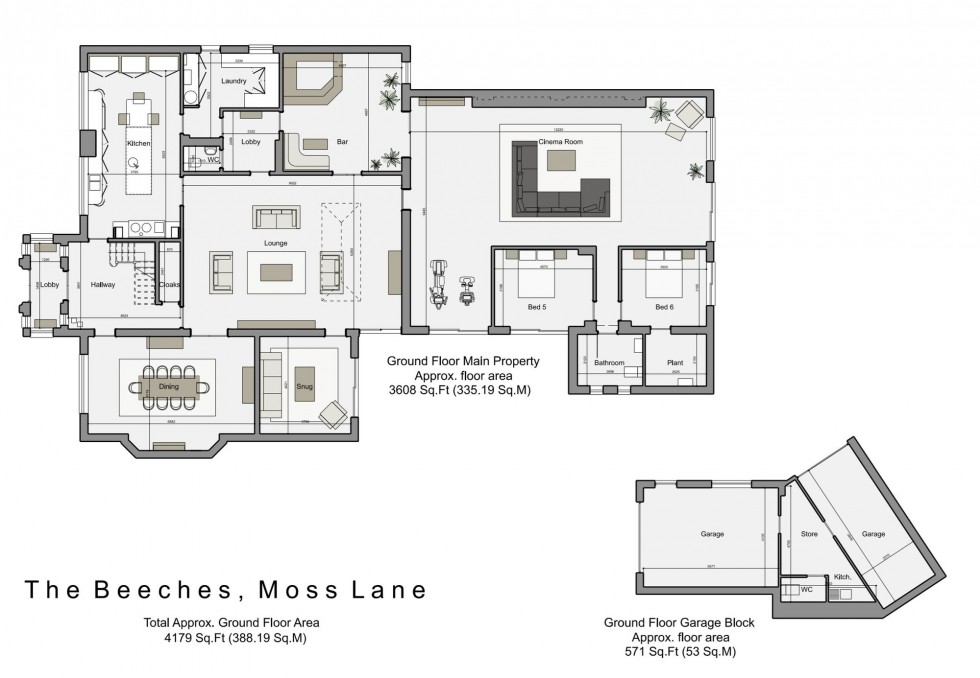 Floorplan for Moss Lane, Leyland, PR25