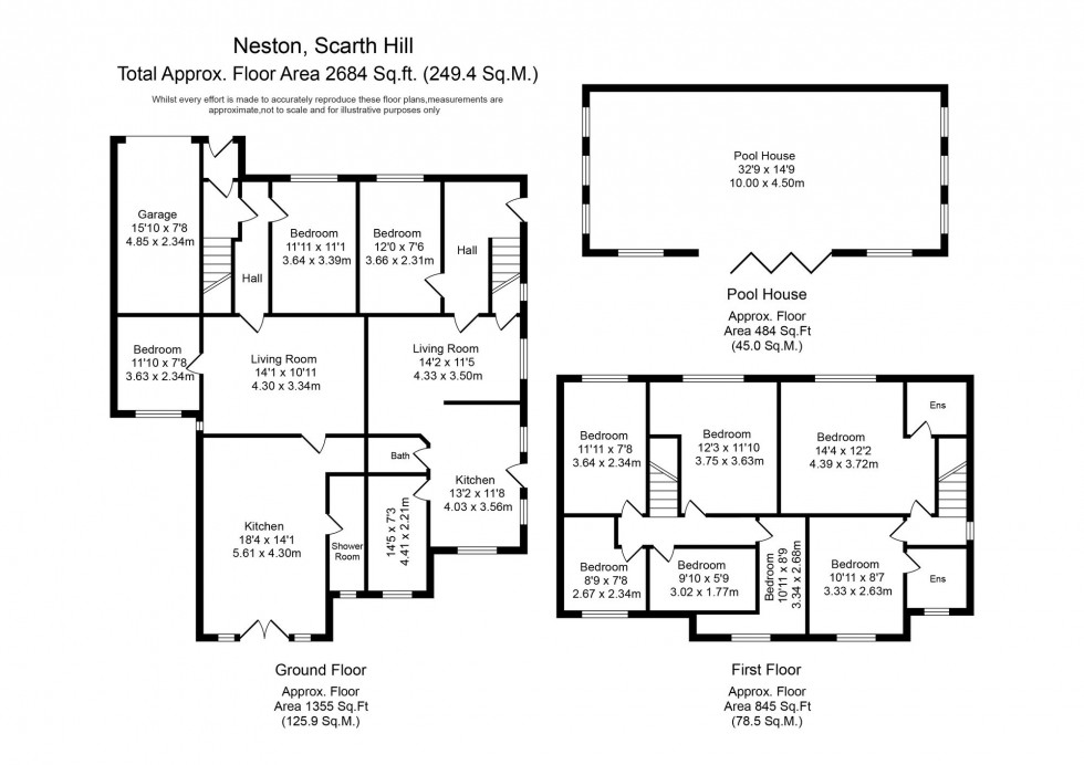 Floorplan for Scarth Hill Lane, Lathom, L40