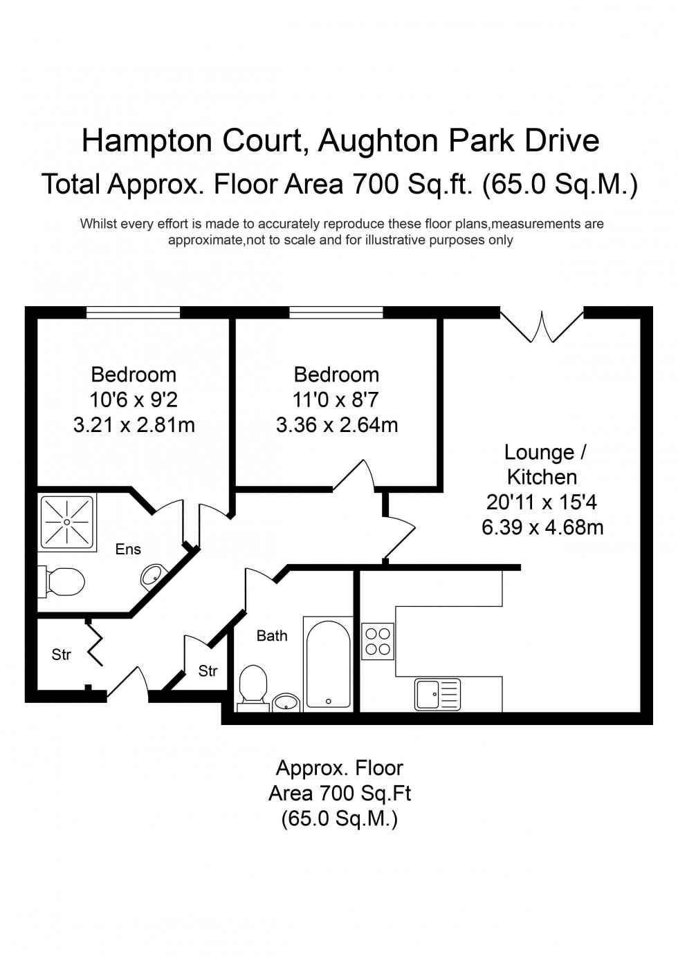 Floorplan for Aughton Park Drive, Aughton