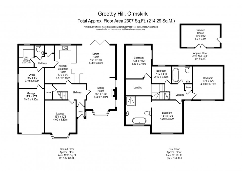 Floorplan for Greetby Hill, Ormskirk