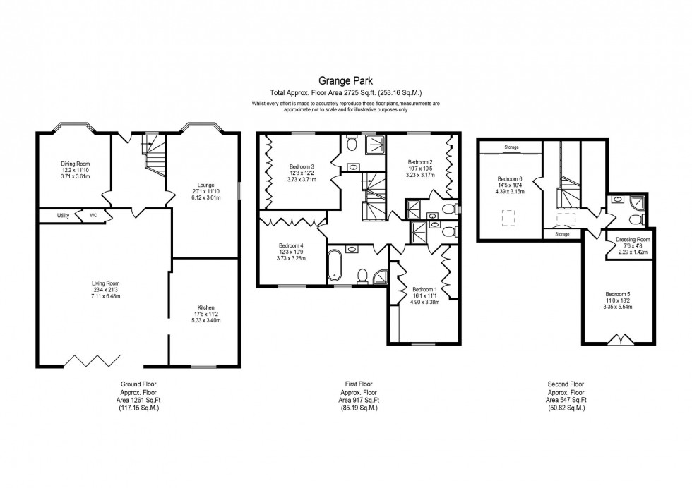 Floorplan for Grange Park, Liverpool, L31
