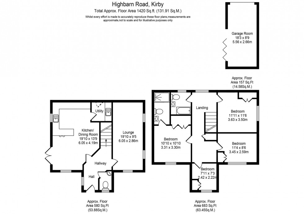 Floorplan for Highbarn Road, Kirkby, L32