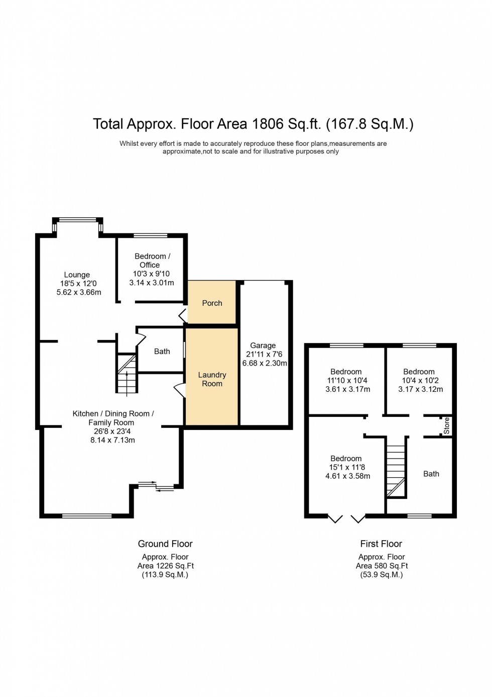 Floorplan for Woods Close, Haskayne, L39